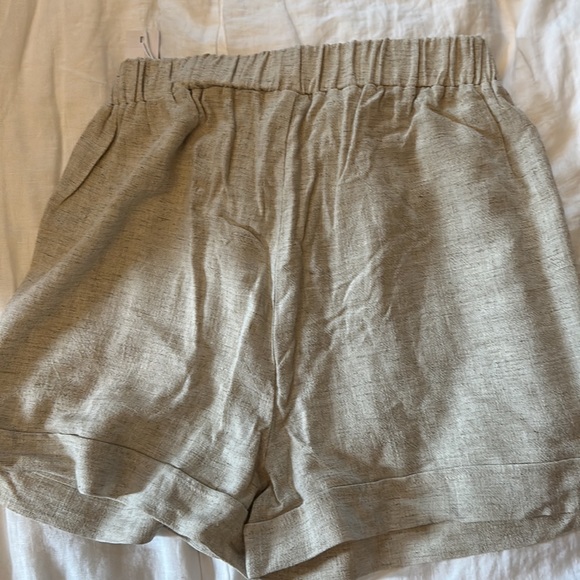 NWT Rachel Pally natural linen blend shorts - M - Picture 5 of 6
